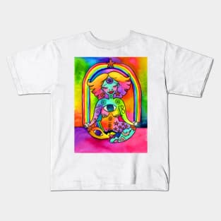 Rainbow Meditation Kids T-Shirt